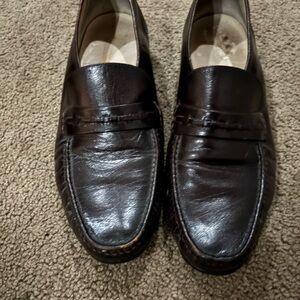 Men's Brown Leather Loafers